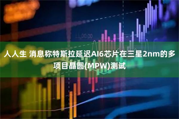 人人生 消息称特斯拉延迟AI6芯片在三星2nm的多项目晶圆(MPW)测试