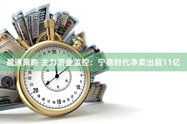 盈通策略 主力资金监控：宁德时代净卖出超11亿