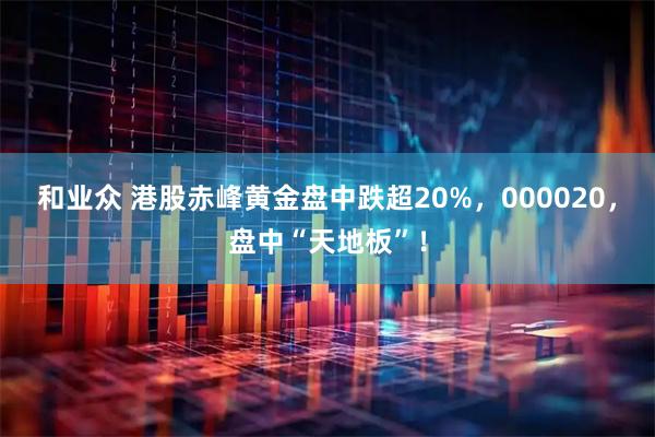 和业众 港股赤峰黄金盘中跌超20%，000020，盘中“天地板”！